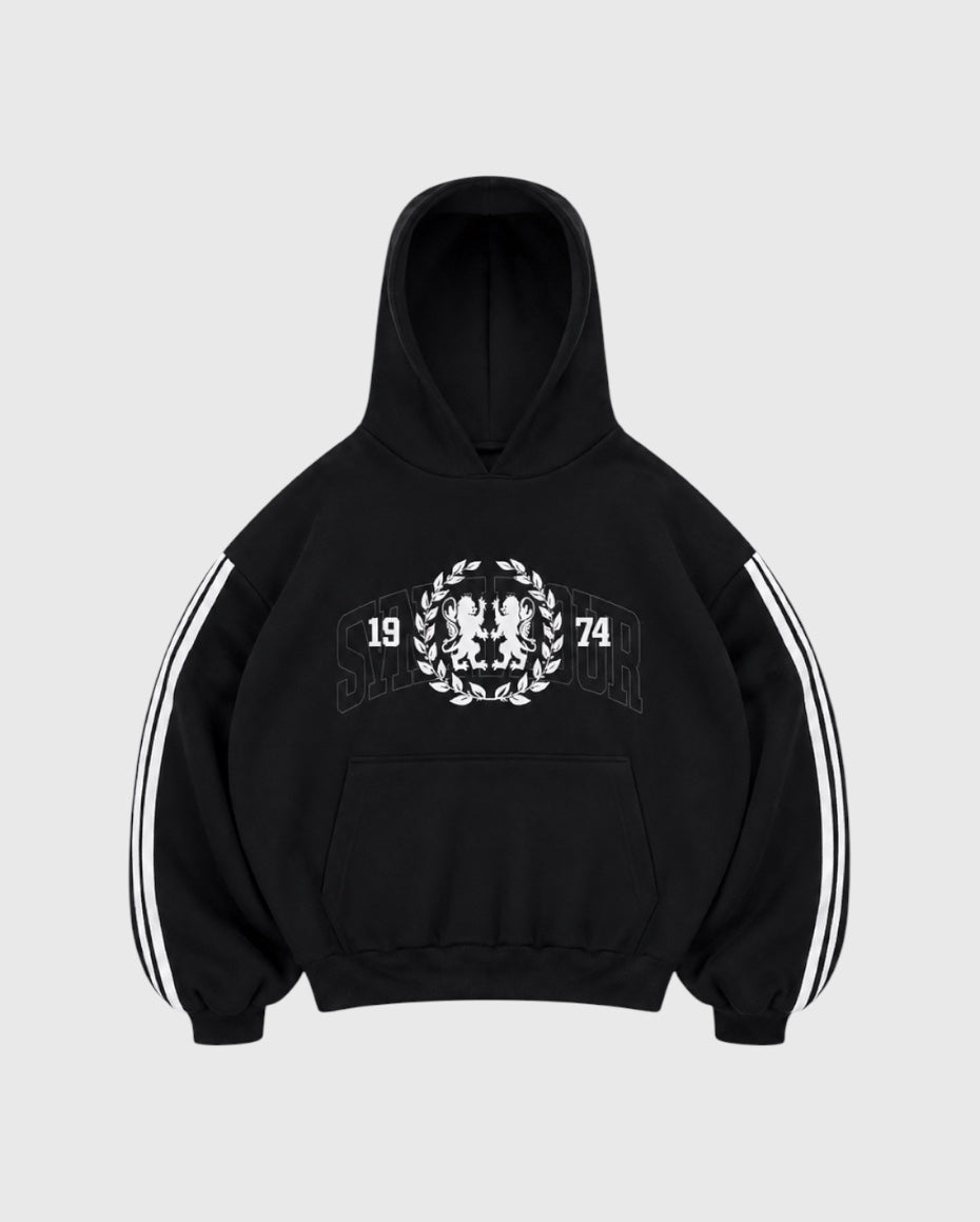 Hoodie Royal Negro