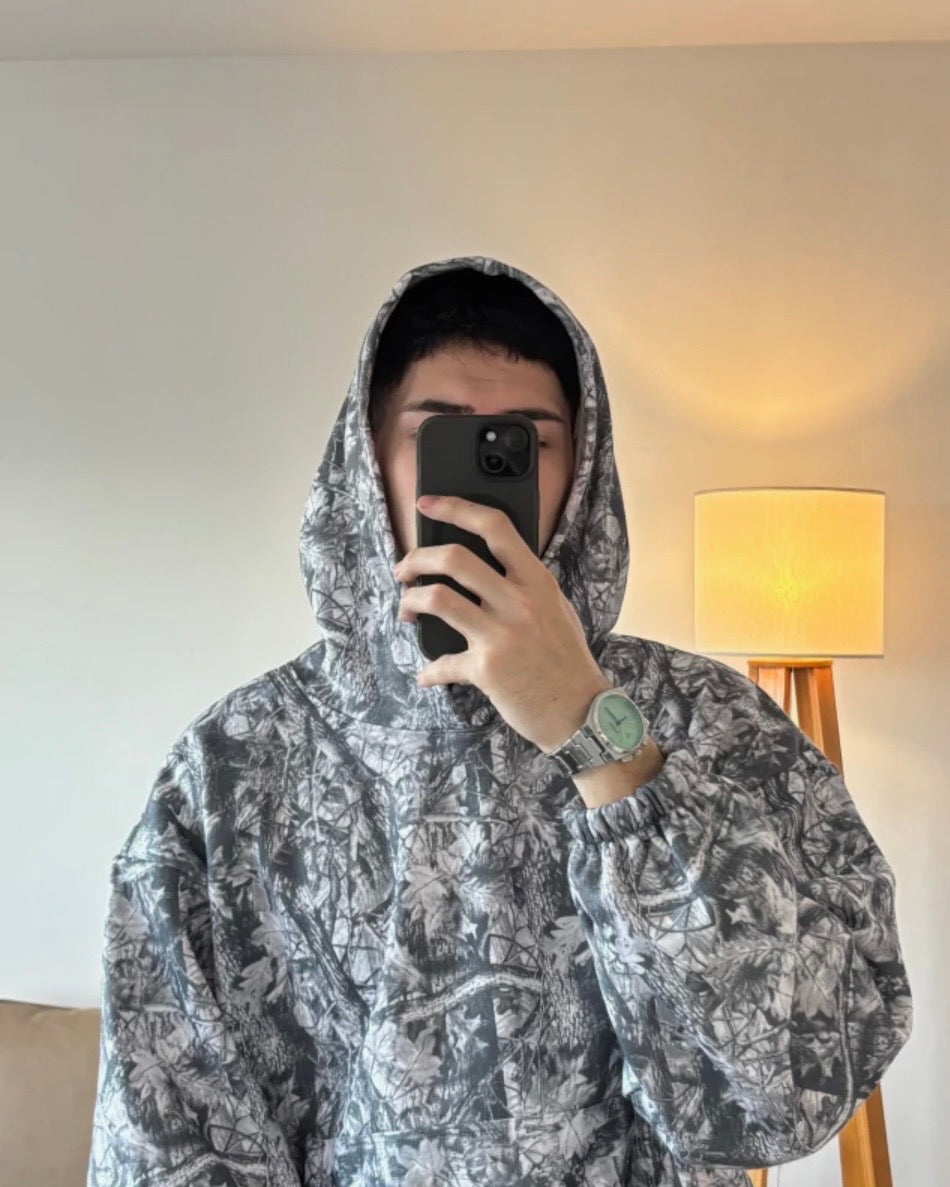 Hoodie Realtree Tono Gris