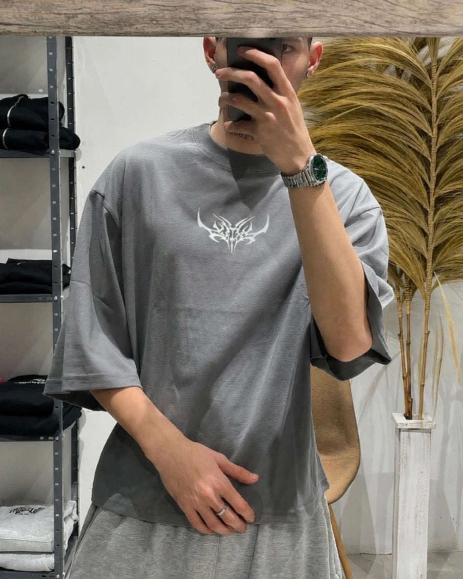 Remera Boxy Nova Gris