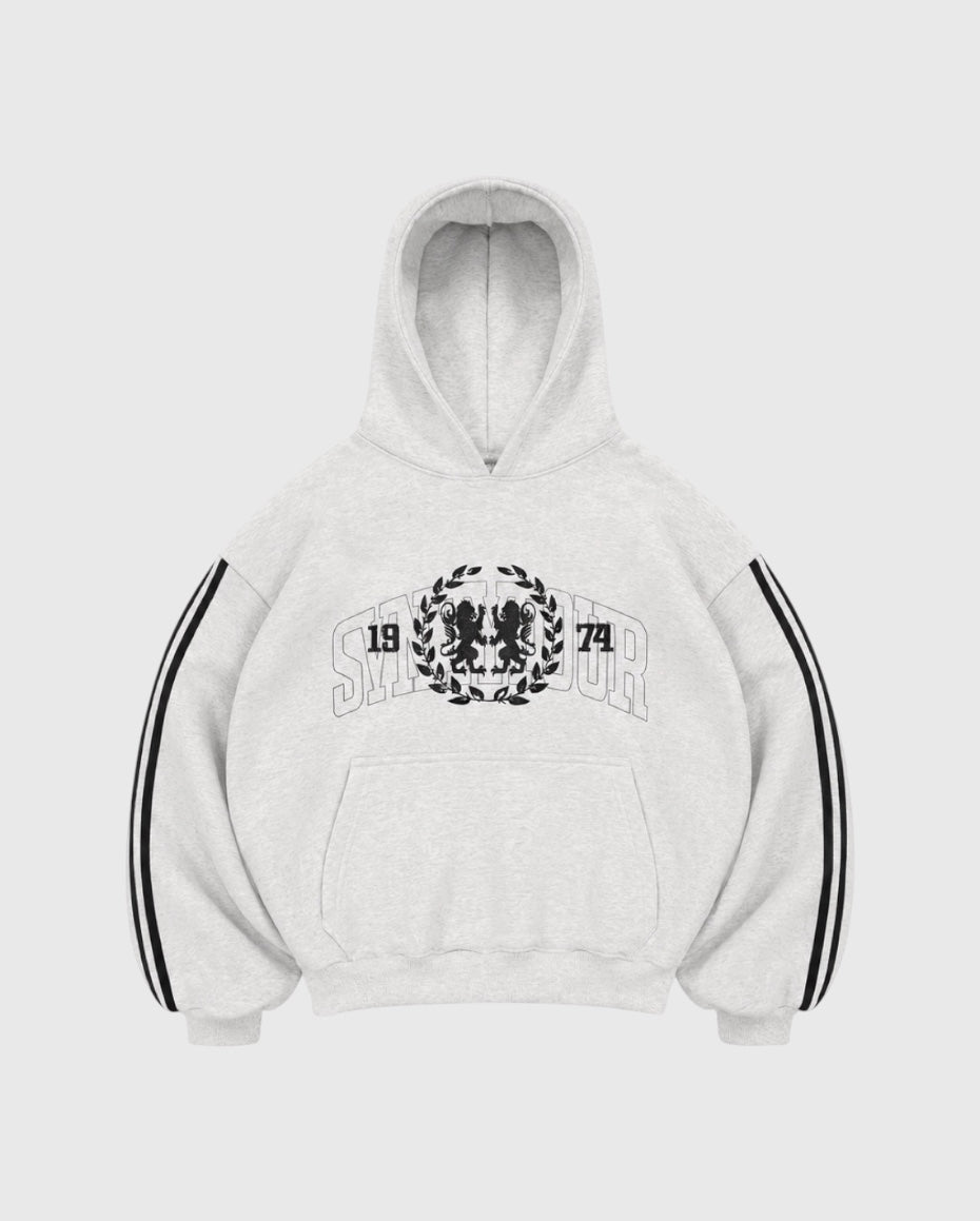 Hoodie Royal Gris Melange