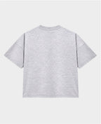 Remera Básica Boxy Gris
