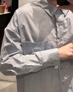 Camisa Oversize Celeste Milan