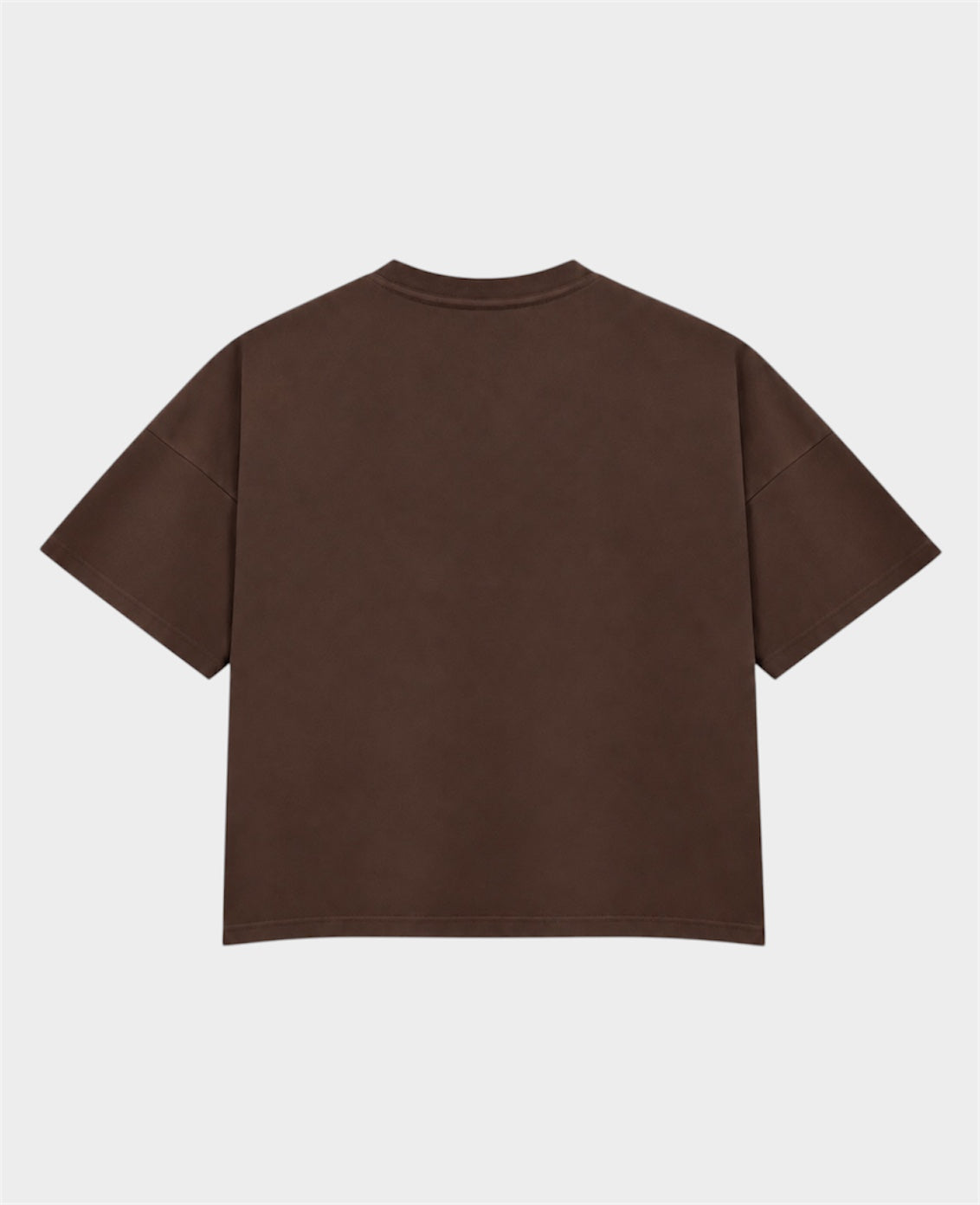Remera Básica Boxy Marrón