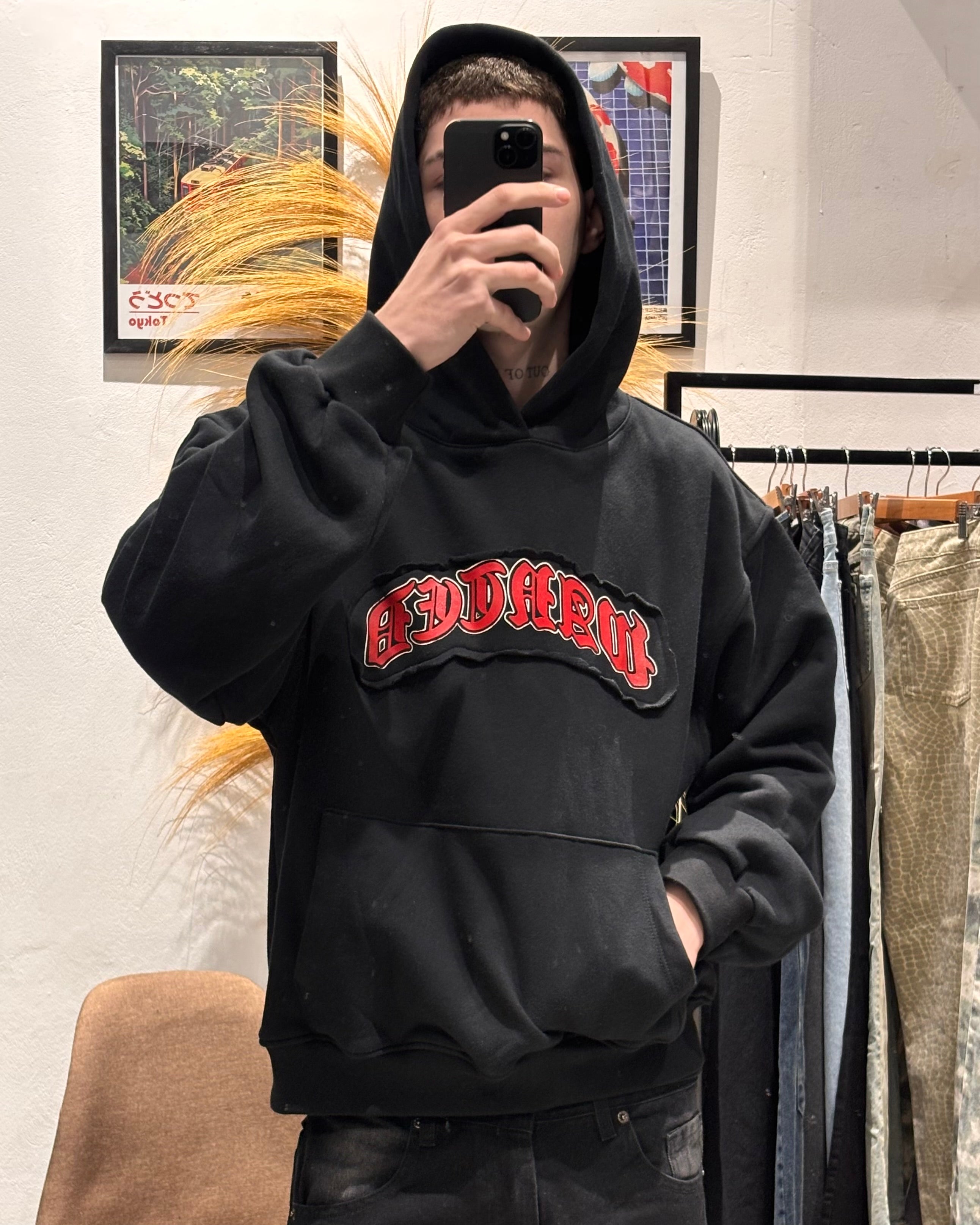 Hoodie Oversize Ruby