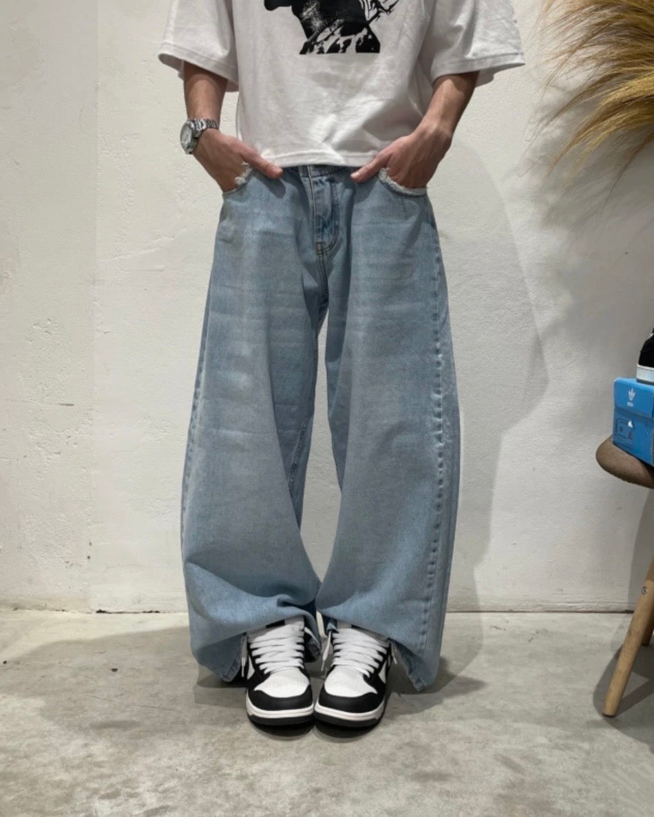 Pantalón Baggy Desgaste