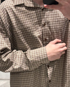 Camisa Oversize Marrón Milan
