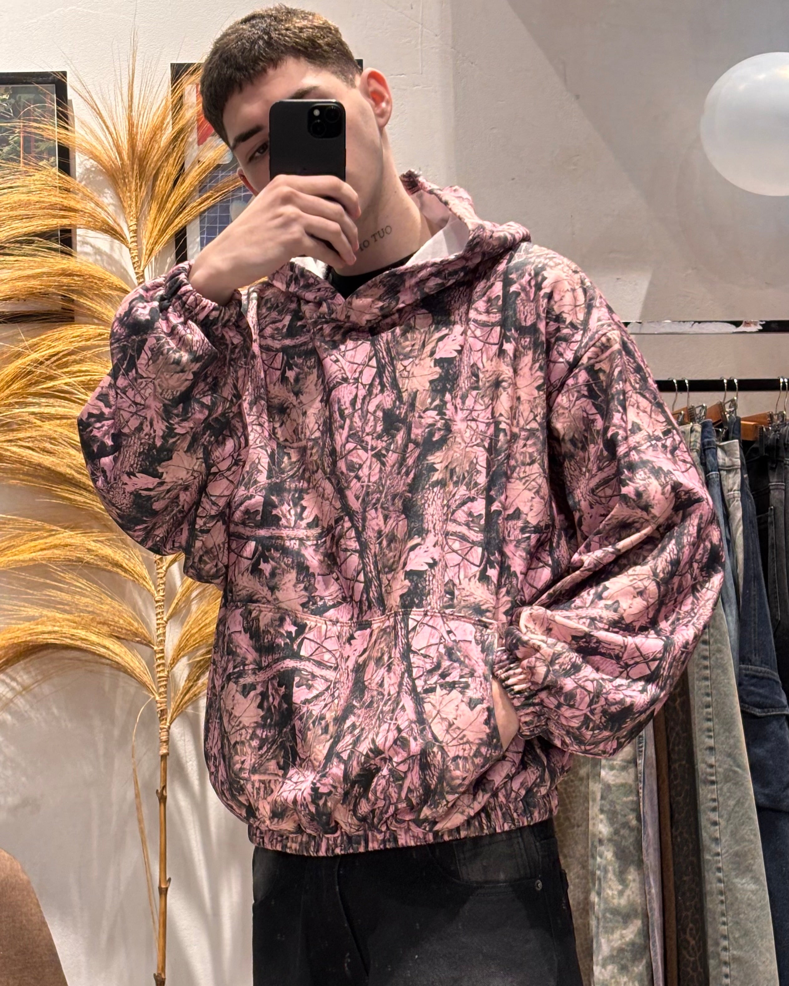 Hoodie Realtree Tono Rosa