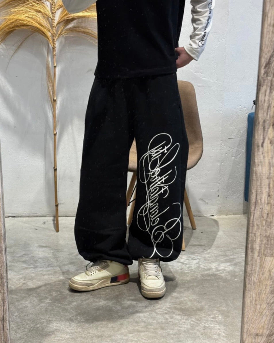 Joggin Baggy Tag Negro