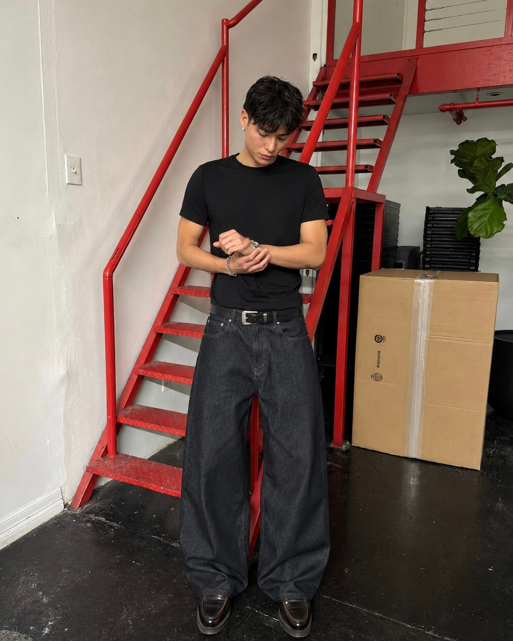 Remera Slim Fit Negra