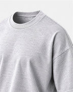 Remera Básica Boxy Gris