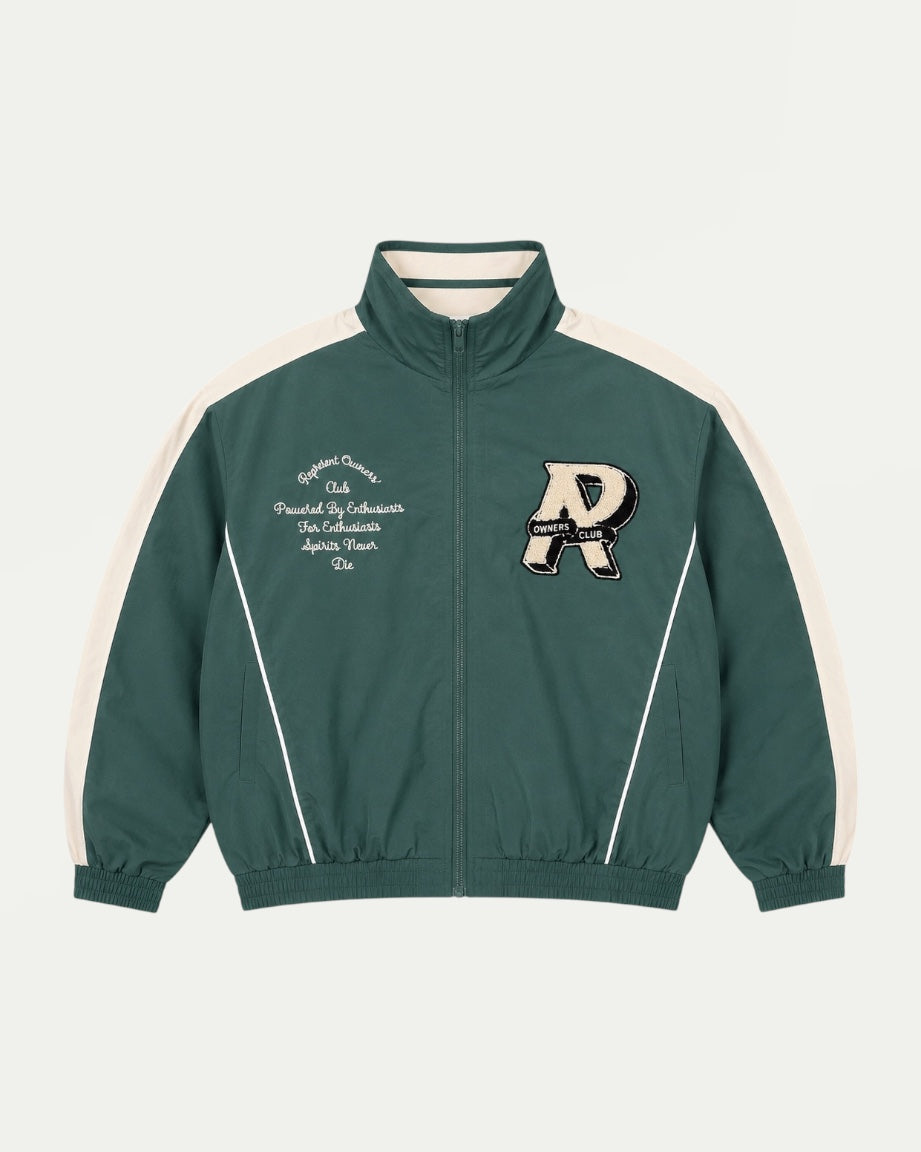 Campera Track Retro Verde