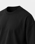 Remera Básica Boxy Negra