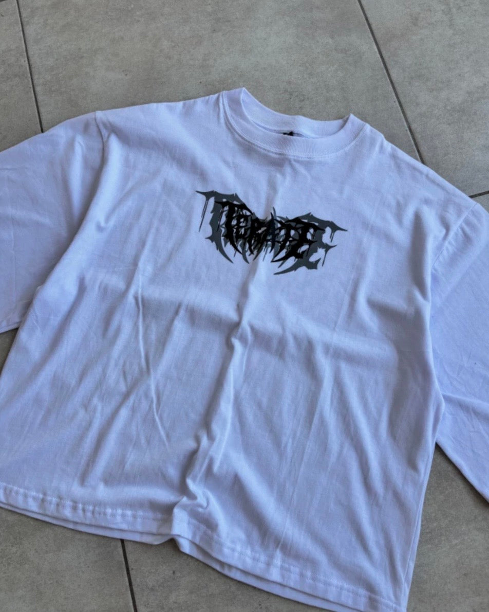 Remera Boxy Rebel Blanca