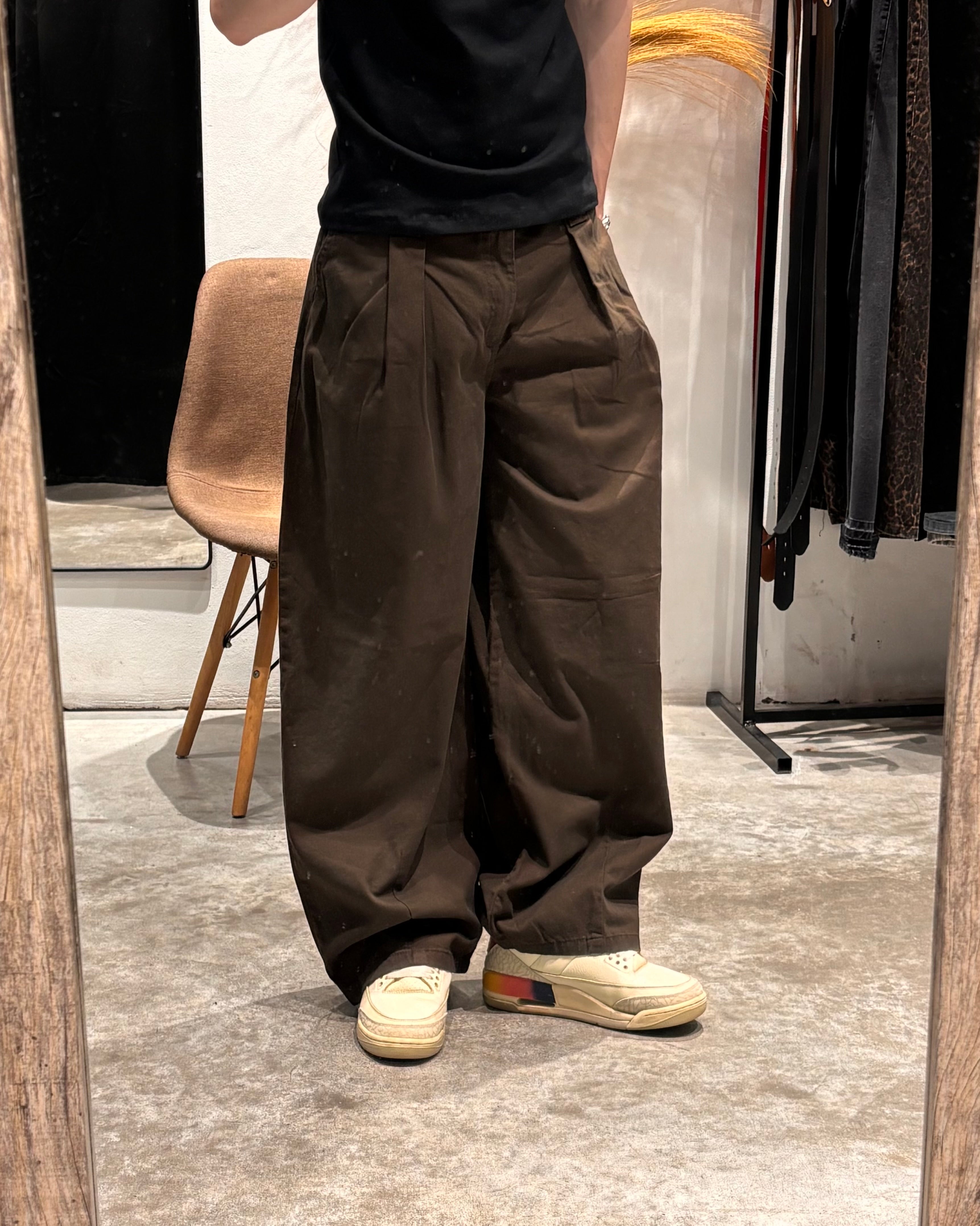 Pantalón Sastrero Rigido Marrón