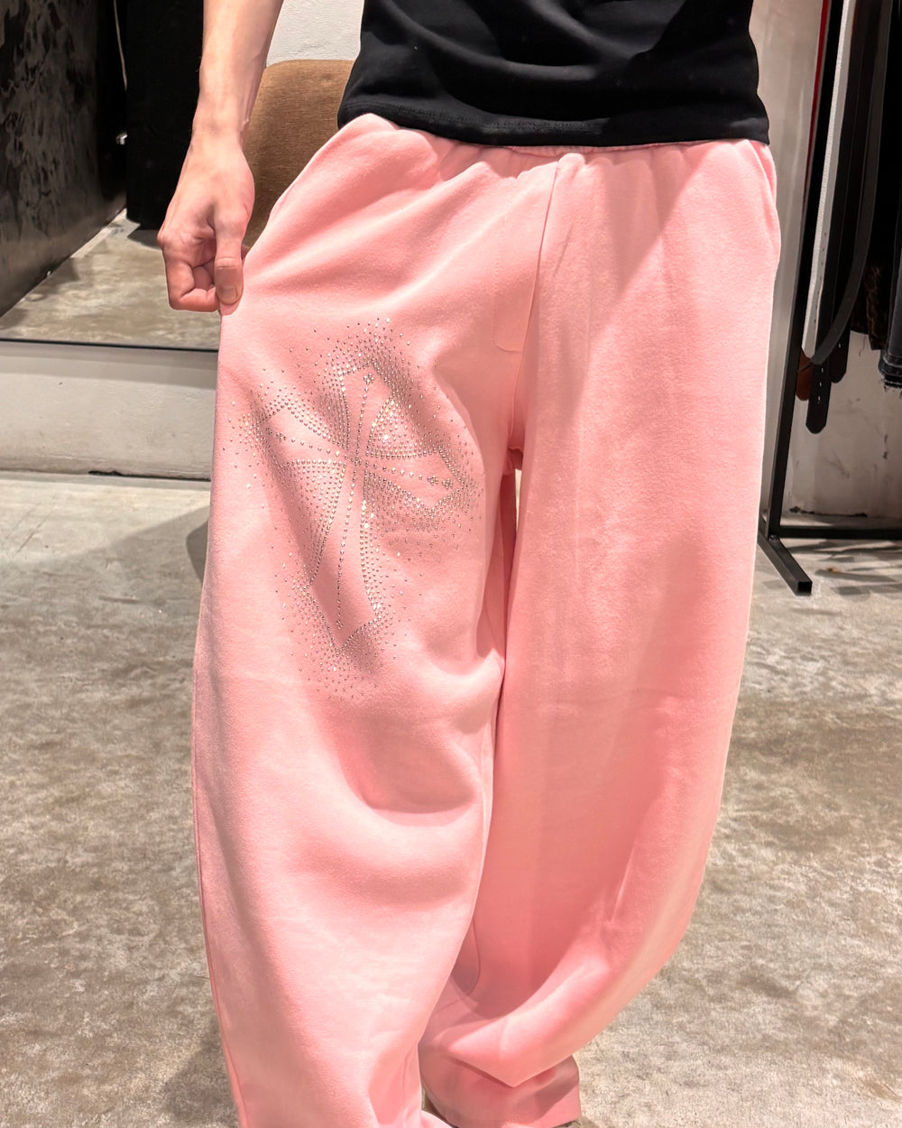 Pantalón Jogging SuperBaggy Cruz Rosa