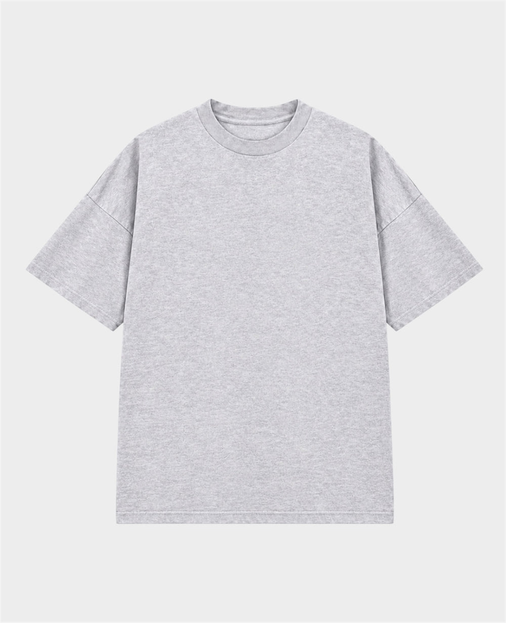 Remera Oversize Básica Gris