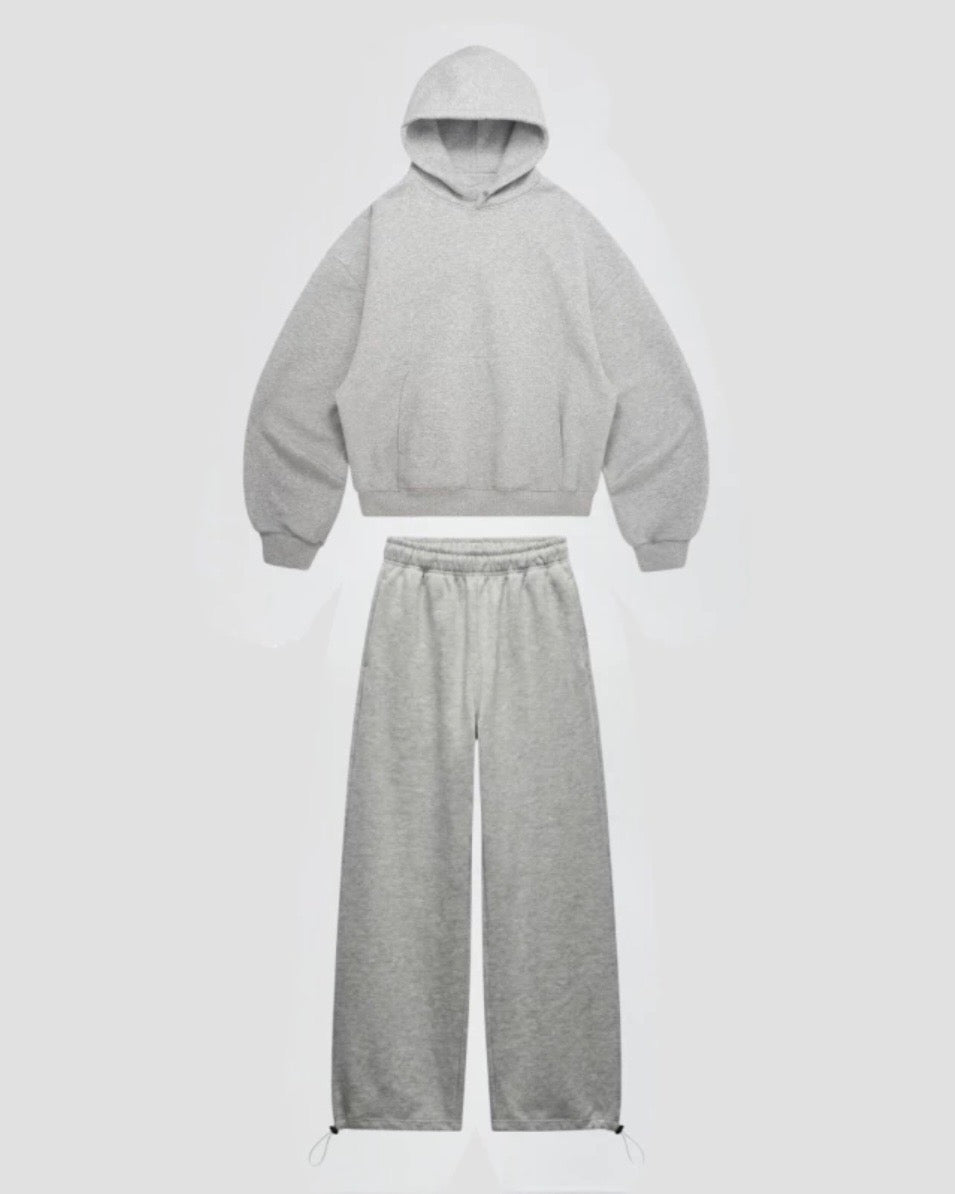 Conjunto De Algodón Soft Negro