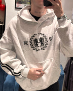 Hoodie Royal Gris Melange