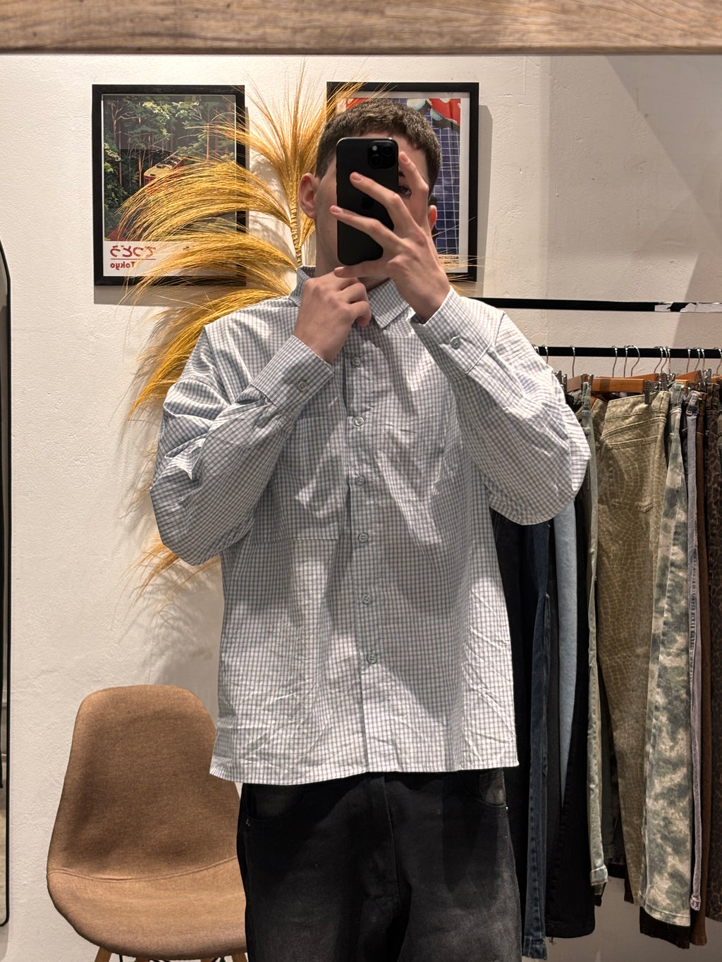 Camisa Oversize Celeste Milan