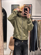 Campera Boxy Verde Oliva