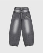 Pantalón Baggy Bordado Tradicional