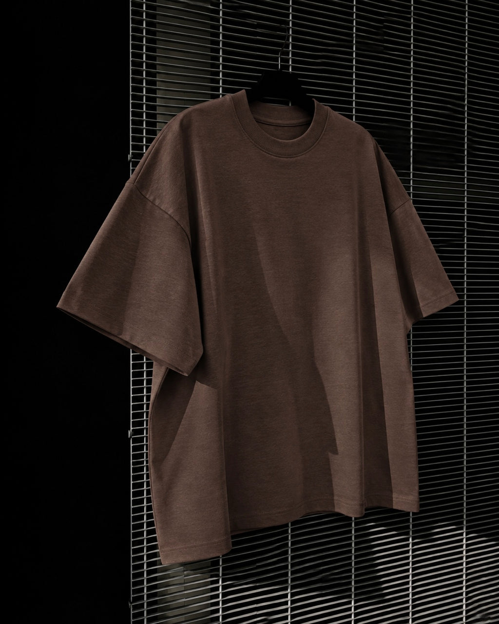 Remera Básica Boxy Marrón