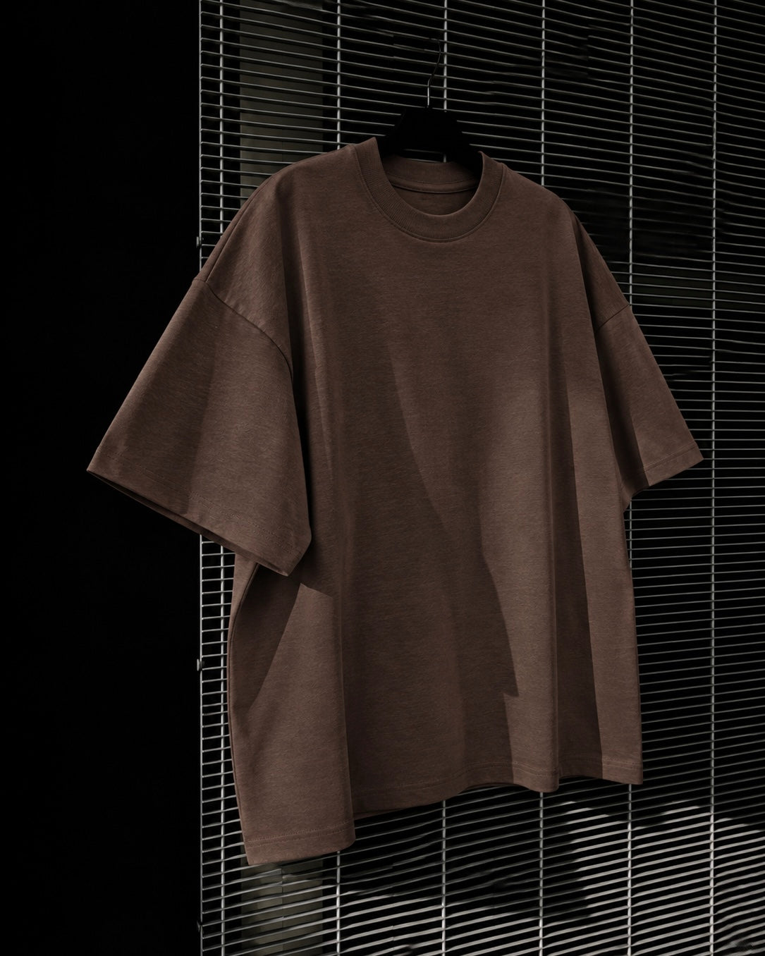 Remera Básica Boxy Marrón