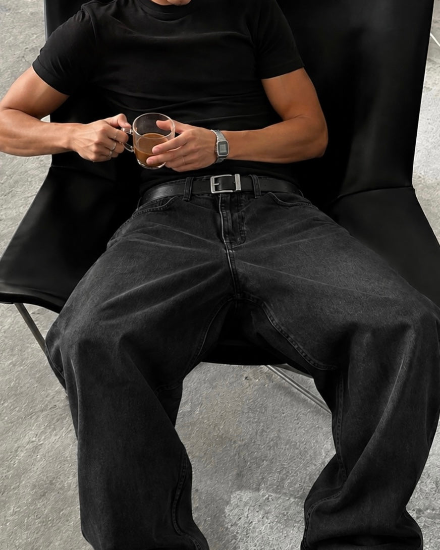 Remera Slim Fit Negra