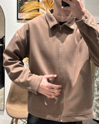Campera Minimalista Valentino Marrón