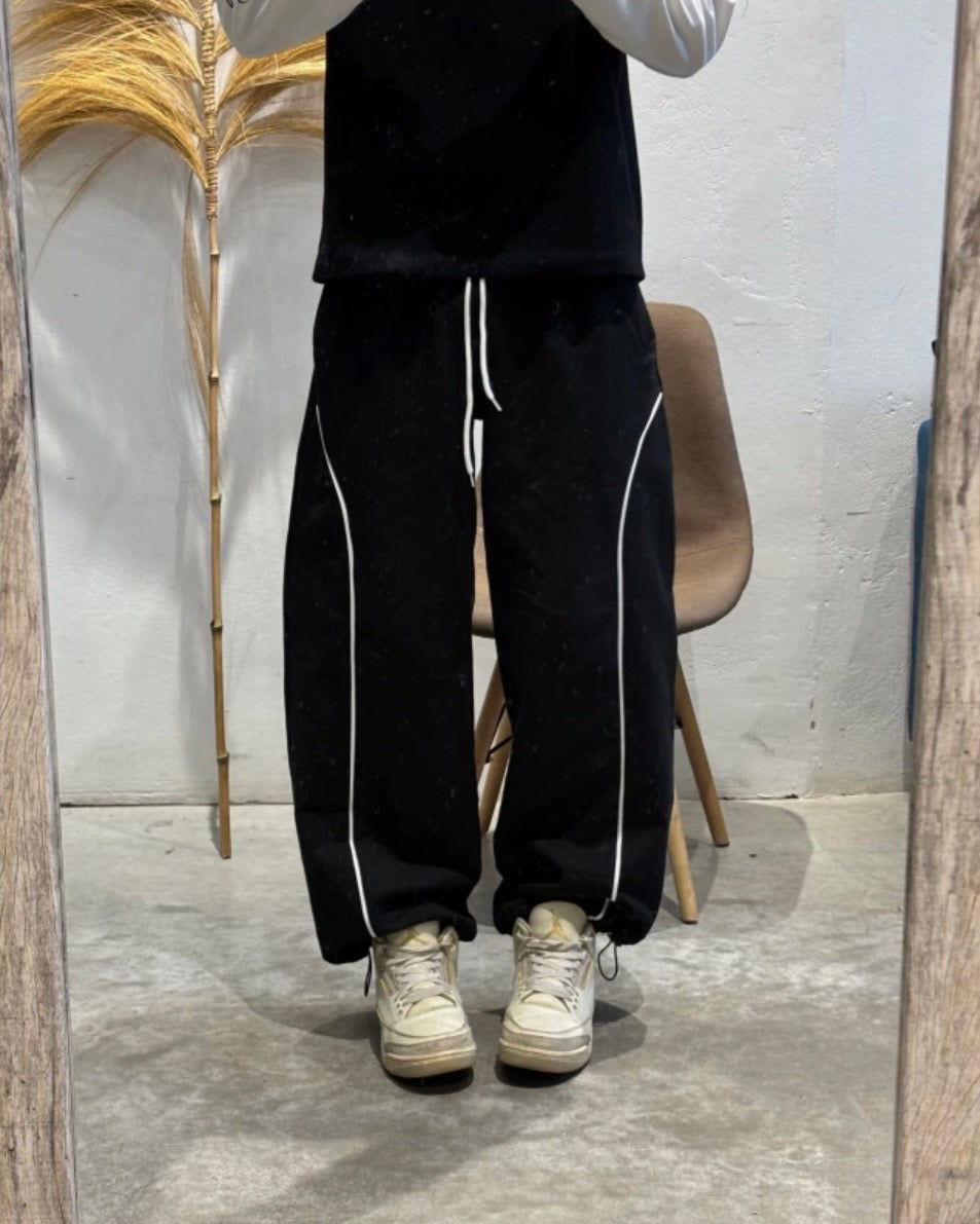 Joggin Baggy Linea Negro