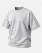 Remera Oversize Básica Gris