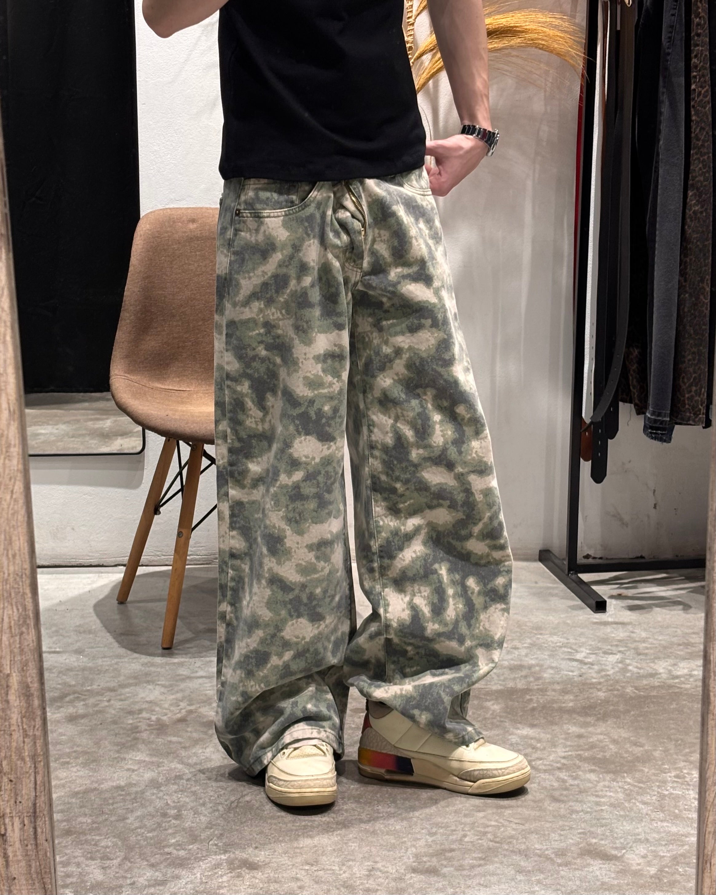 Pantalón Baggy Camuflado Claro