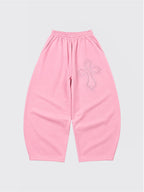 Pantalón Jogging SuperBaggy Cruz Rosa