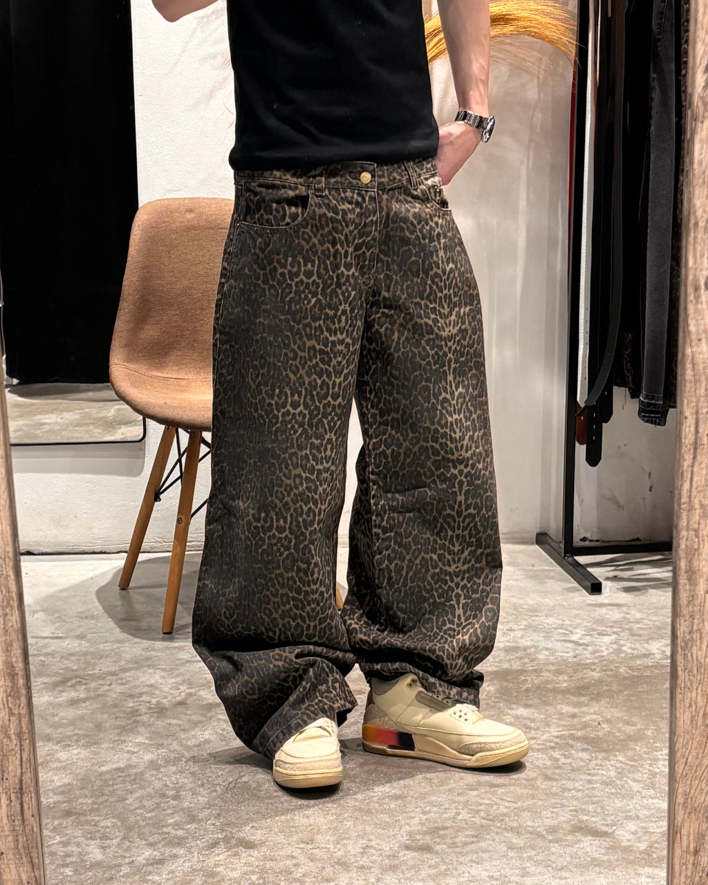 Pantalón Baggy Animal Print