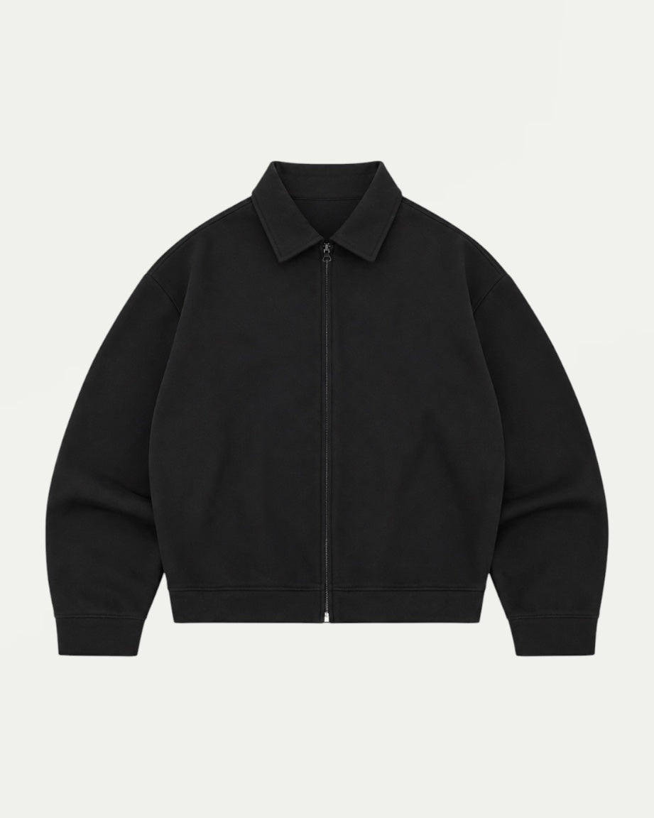 Campera Minimalista Valentino Negra