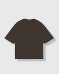 Remera Básica Oversize Marrón Premium