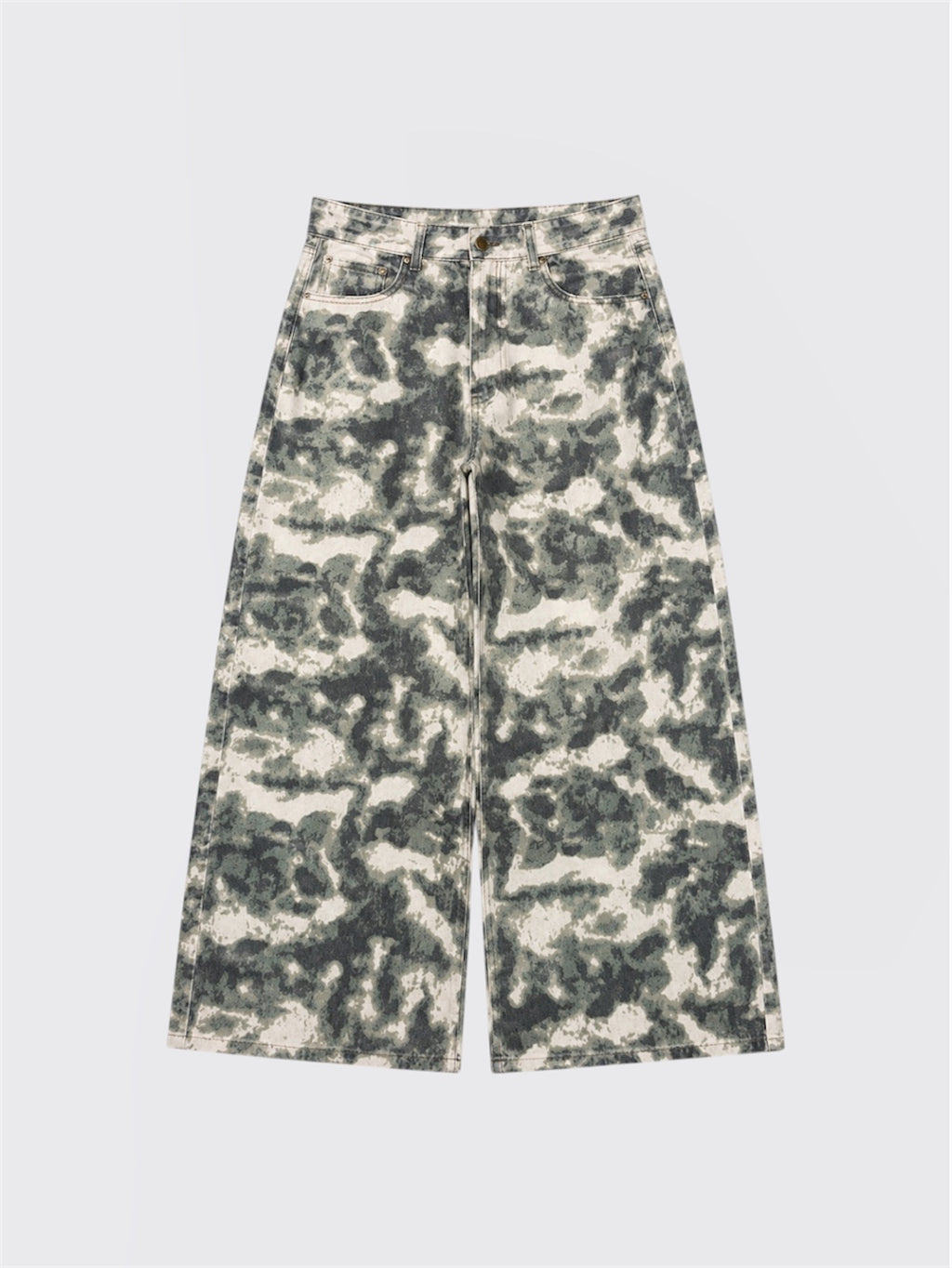 Pantalón Baggy Camuflado Claro