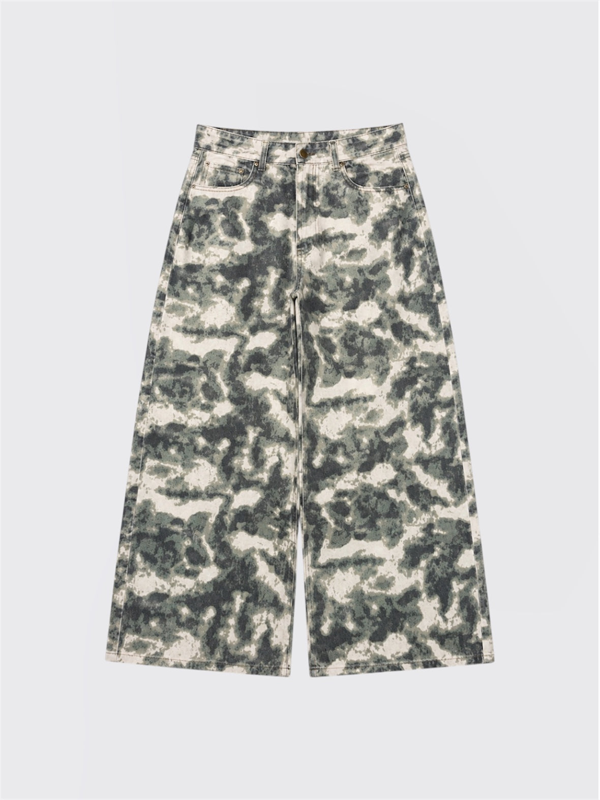 Pantalón Baggy Camuflado Claro