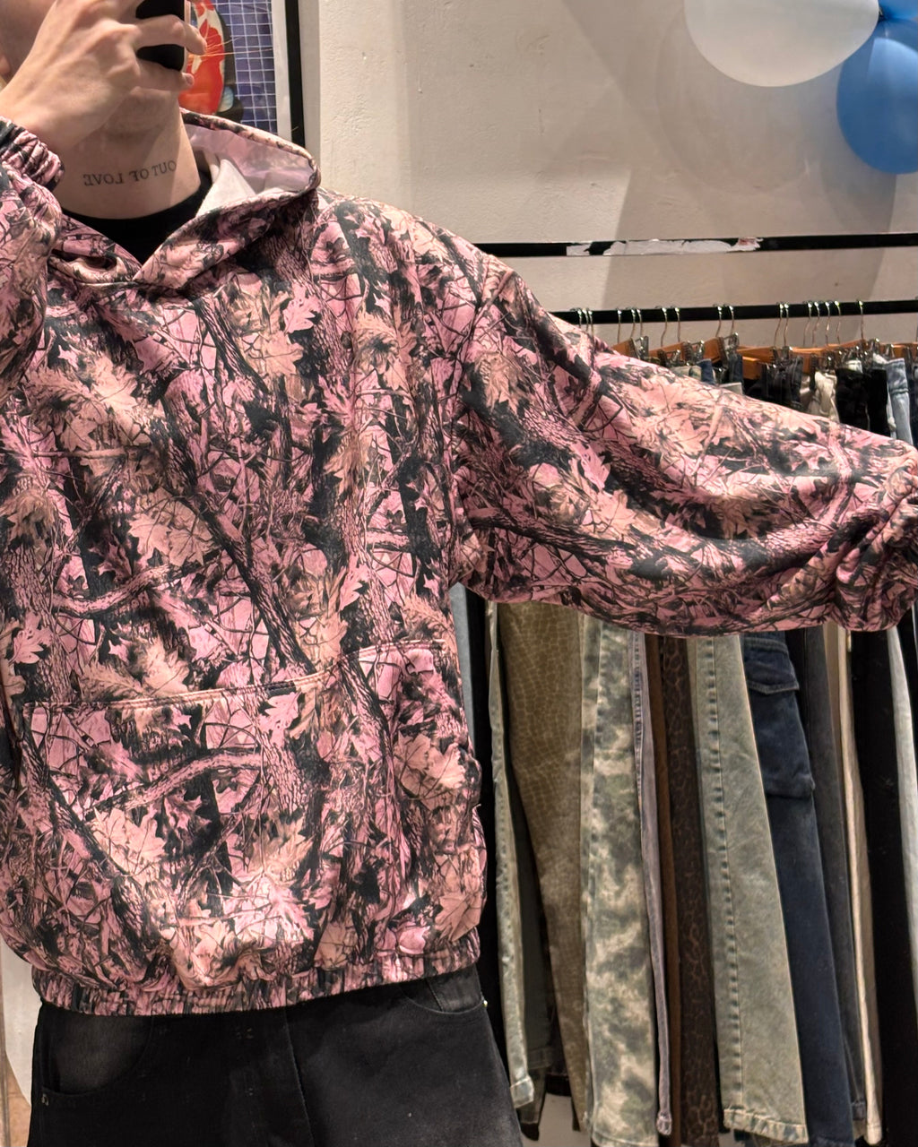 Hoodie Realtree Tono Rosa