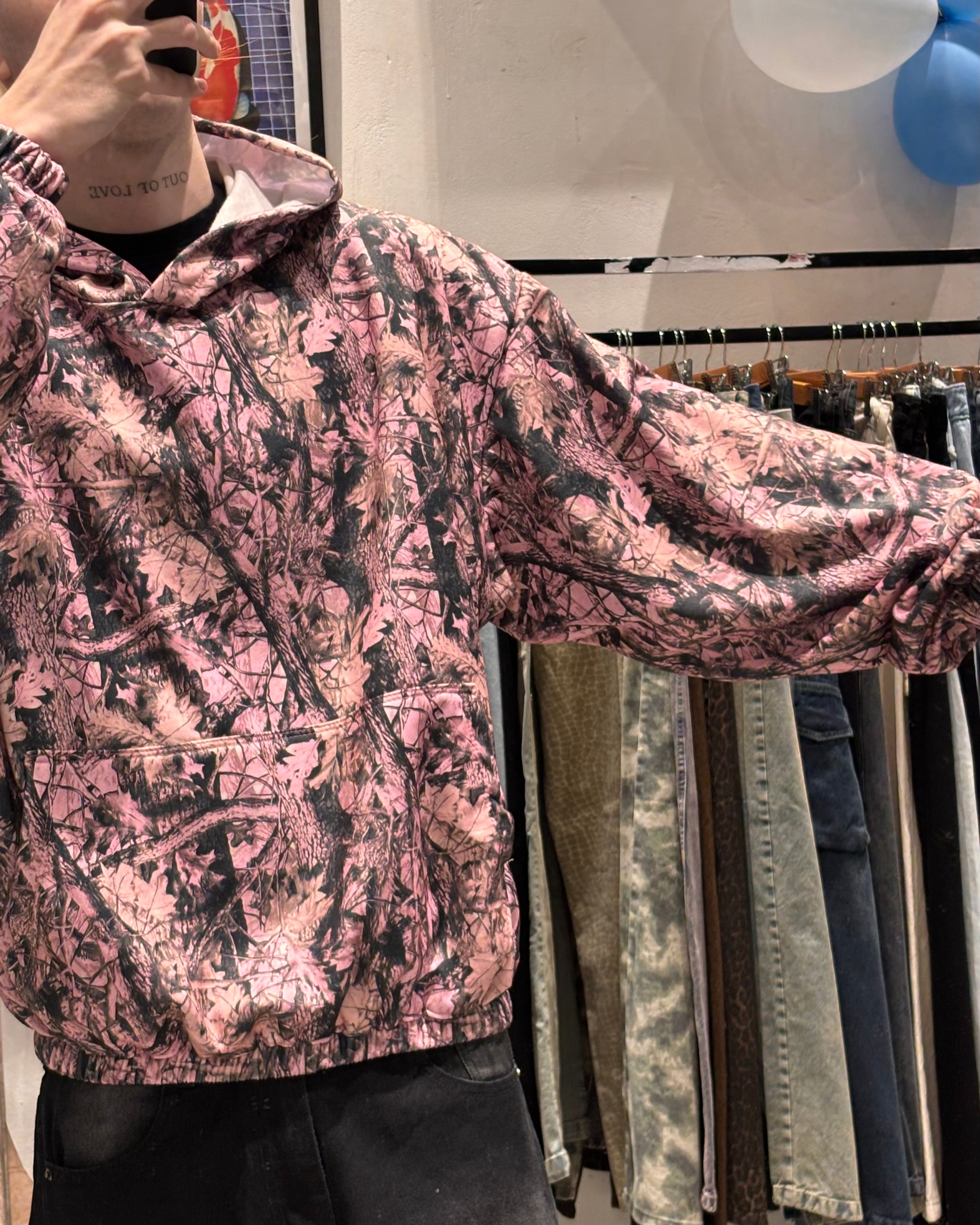 Hoodie Realtree Tono Rosa