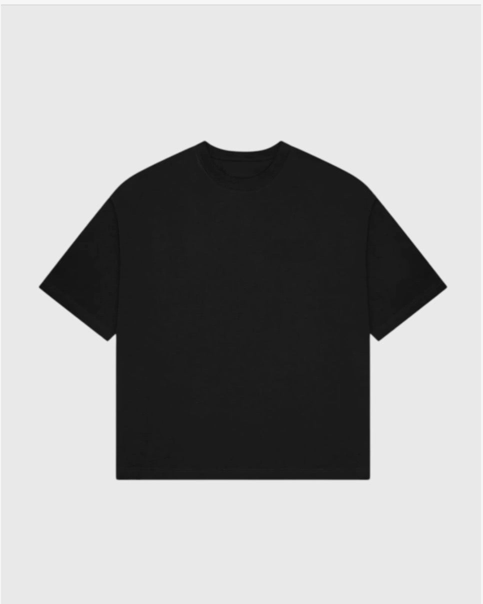 Remera Básica Boxy Negra