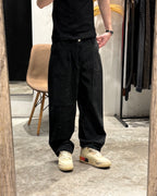 Pantalón Baggy Corderoy Negro