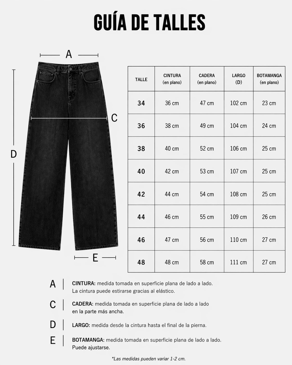 Pantalón SuperBaggy Carbón
