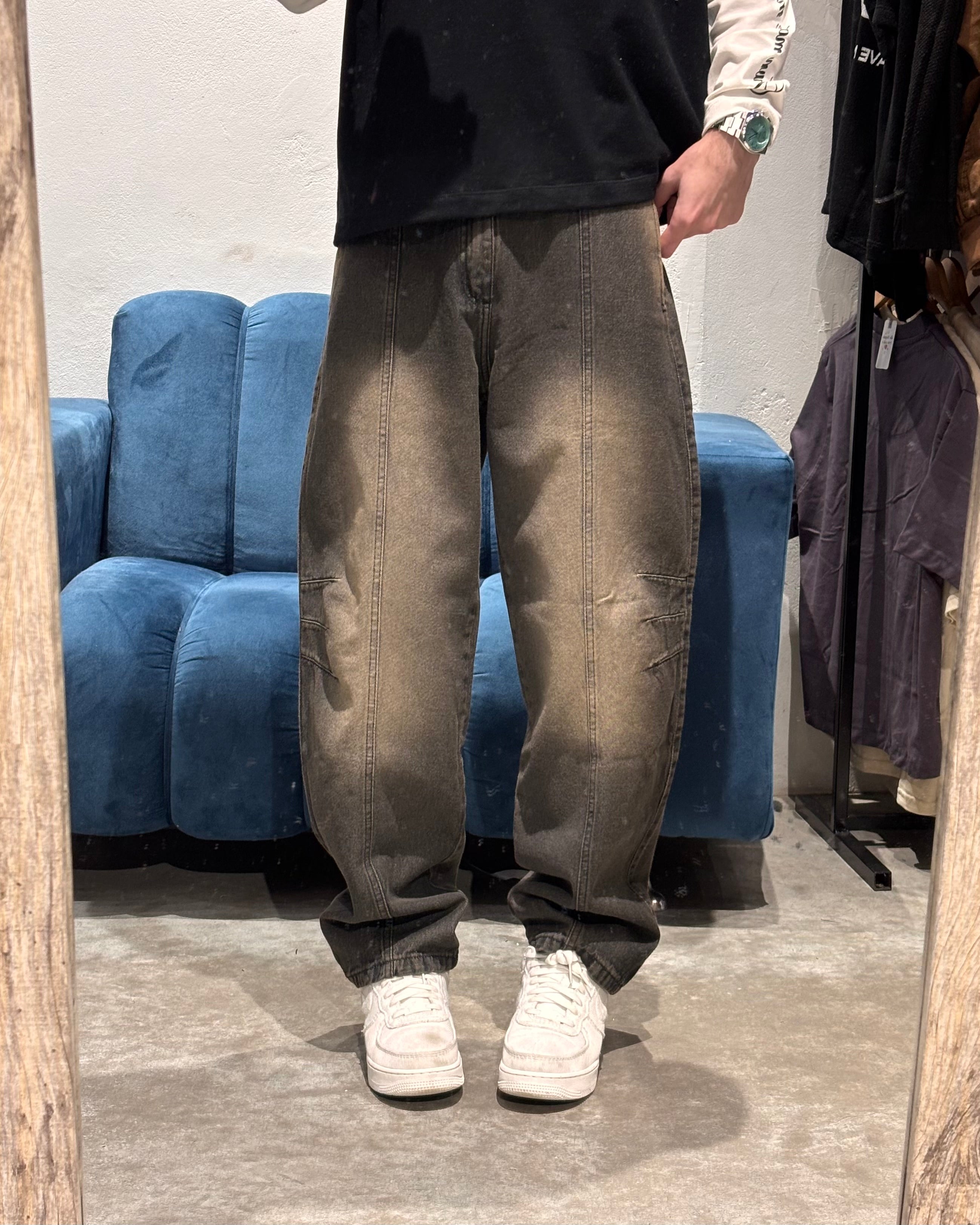Pantalón Barrel Moka