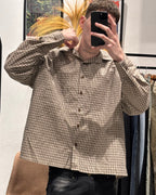 Camisa Oversize Marrón Milan