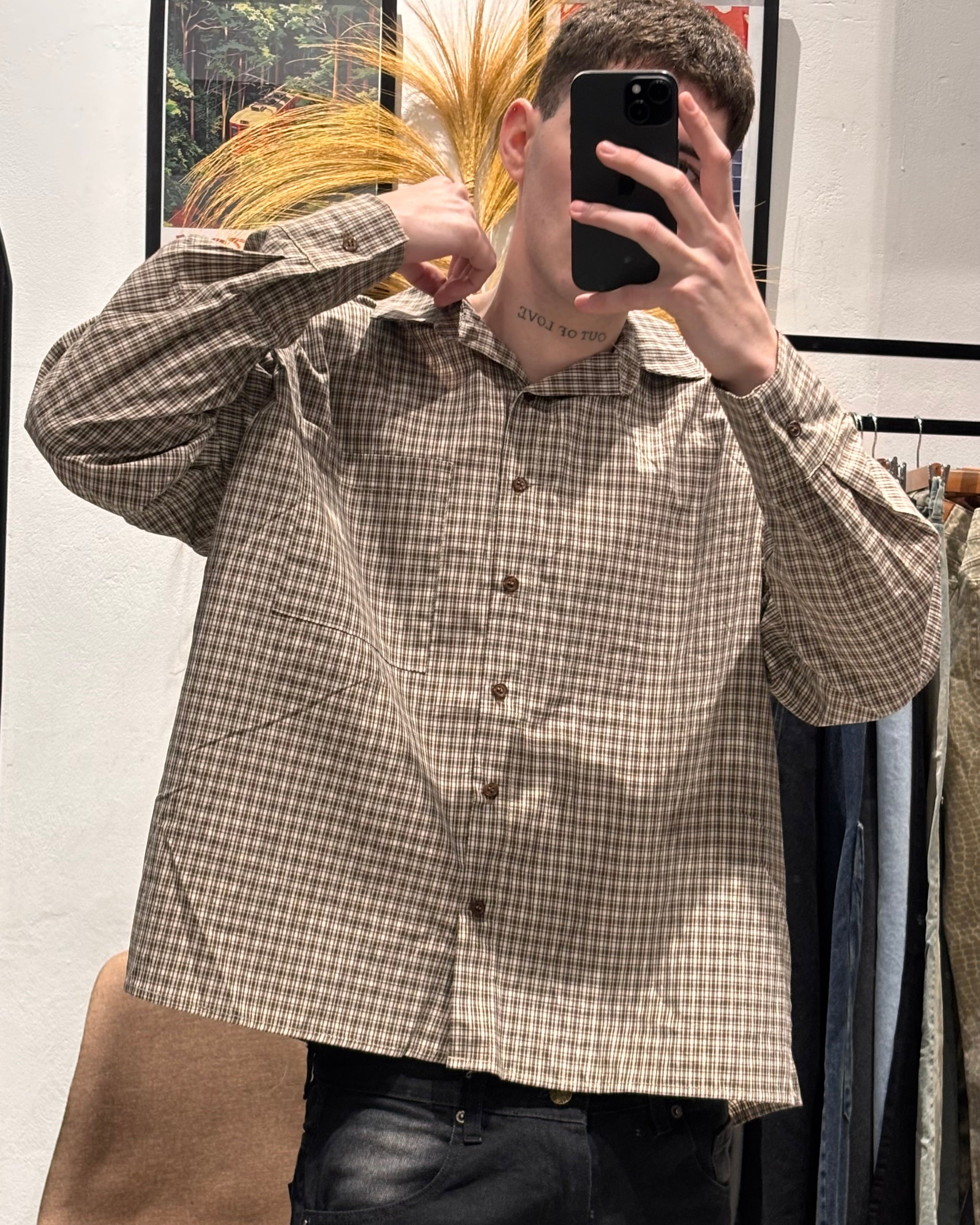 Camisa Oversize Marrón Milan