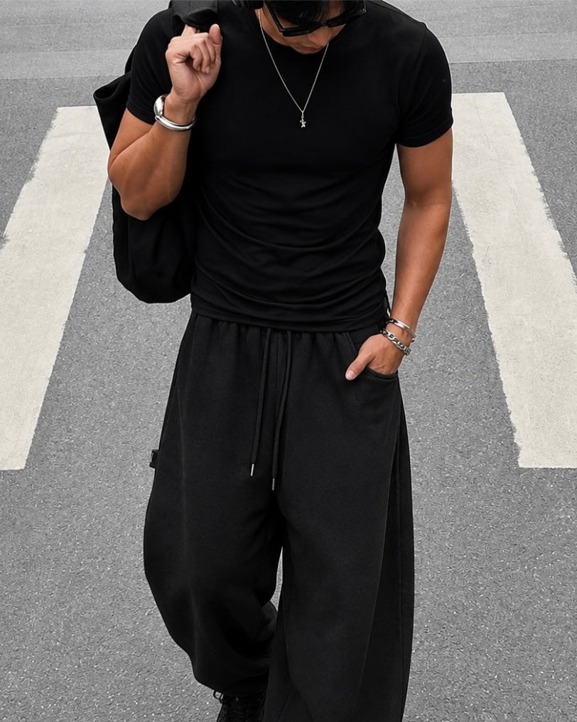 Remera Slim Fit Negra