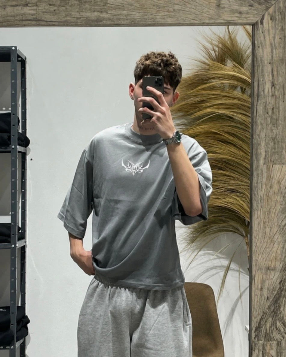 Remera Boxy Nova Gris