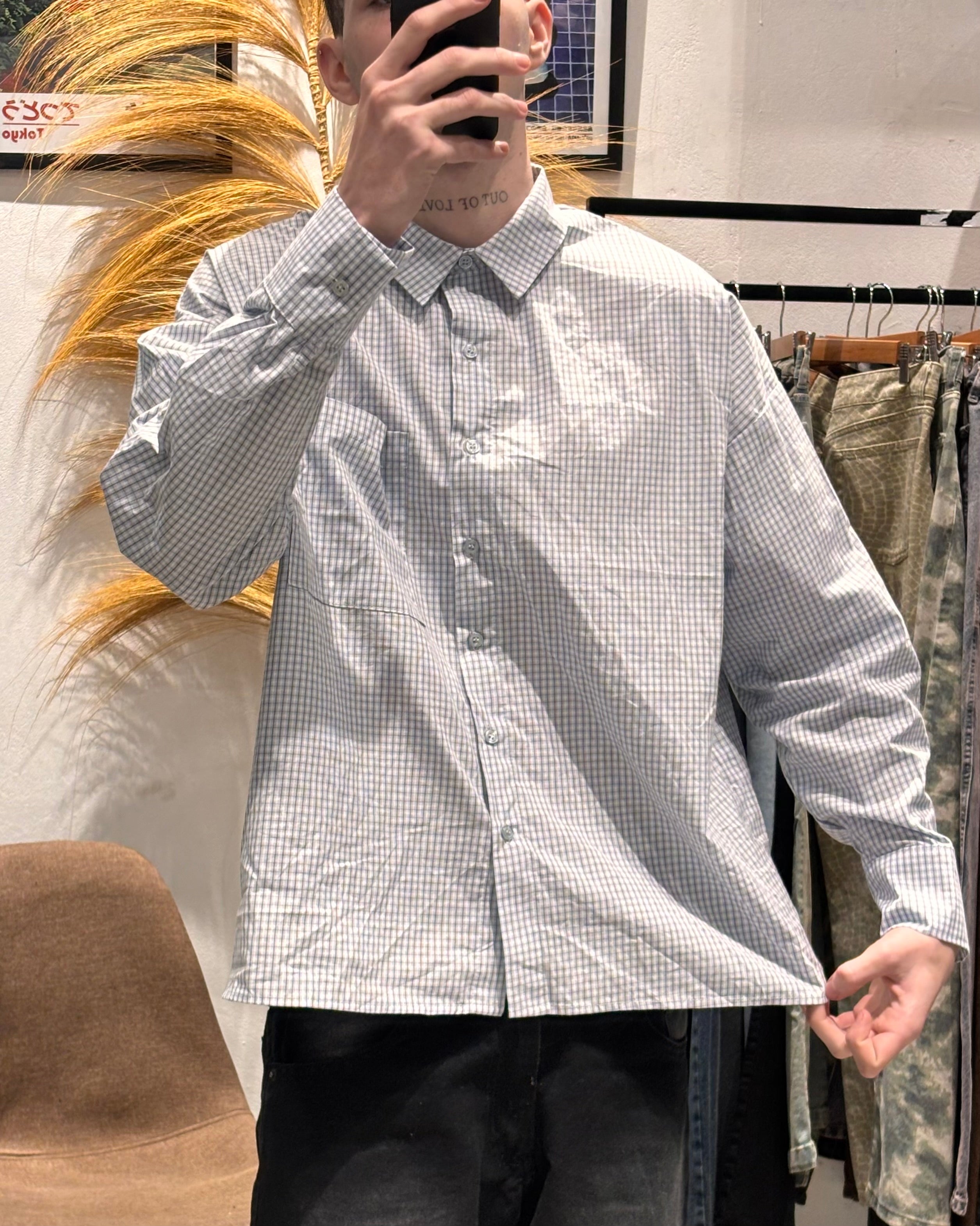 Camisa Oversize Celeste Milan