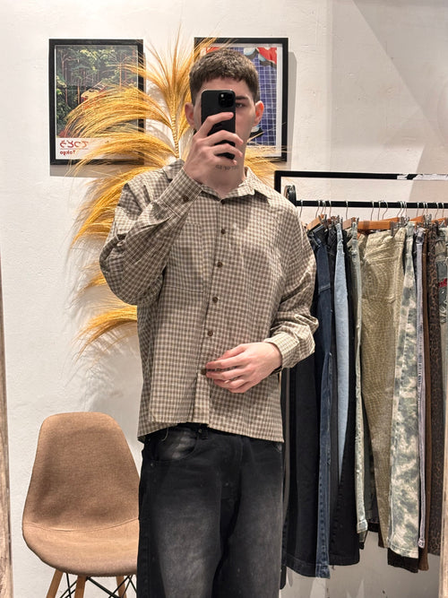 Camisa Oversize Marrón Milan